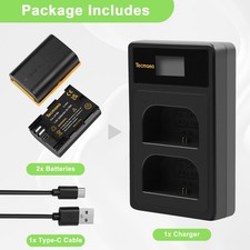 2x LP-E6 LP-E6N batteria +