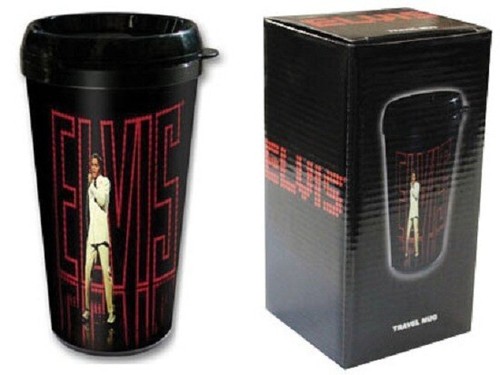 Elvis presley travel mug - elvis,