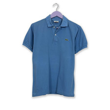 Polo Lacoste azzurra tinta