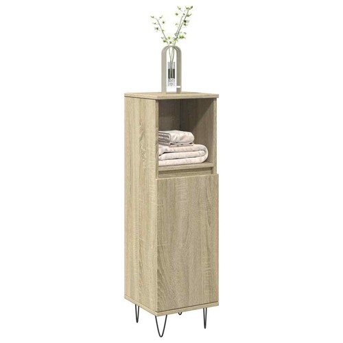 Armadietto bagno rovere - armadietto,