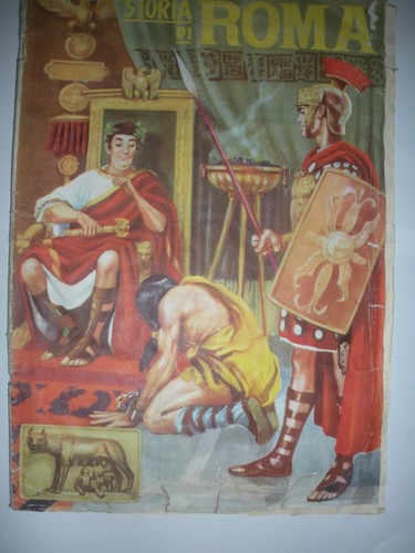 Figurine storia roma album - figurine, di