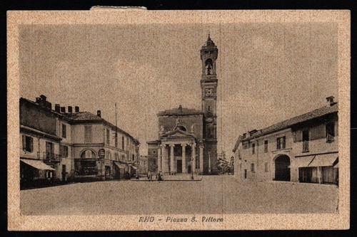 Cartolina rho piazza s - cartolina,