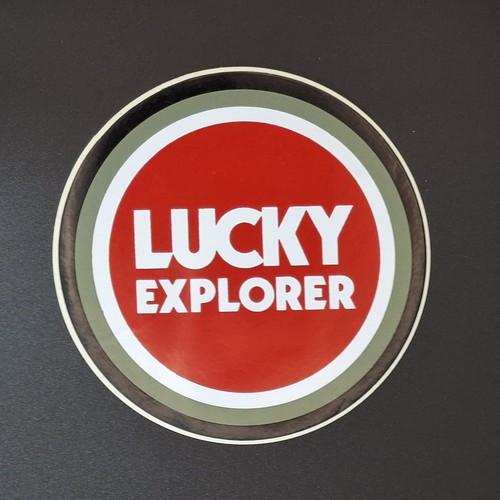 Lucky explorer sticker adesivo - lucky,