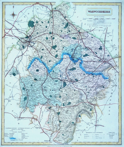 Mappa antica originale c1845