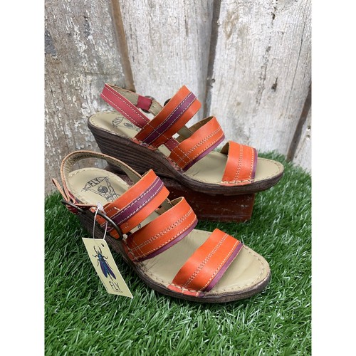 Sandali con zeppa fly london - con,