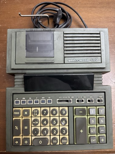 Underwood 400 calcolatrice - calcolatrice, da