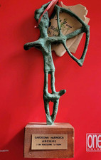 Arciere Saettante - La Nuova Fucina - Cagliari bronzetto ferro battuto a mano 26