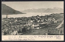 Cartolina Tromso, veduta del