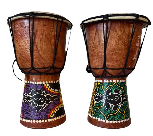 Mini tamburi djembe legno - 2, in