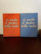 Libri VI PARLA IL MEDICO DELLA RADIO 2 volumi 1948 ed. Mediterranea  GL7