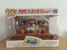 Funko Pop Carl & Ellie W Balloon Cart Up Moment 1152 Disney Exclusive VER FOTOS