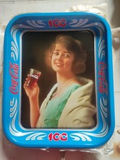 VASSOIO DI LATTA COCA-COLA VINTAGE - ANNIVERSARIO 100 ANNI