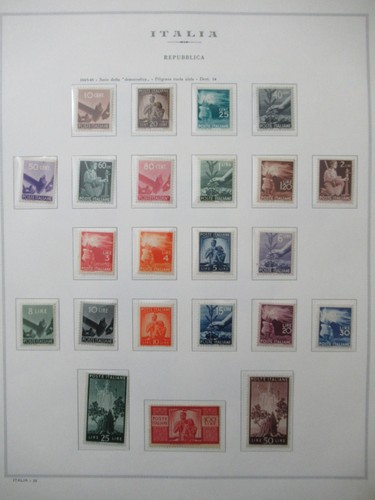 Italia 1945 collezione no - 1945-69,