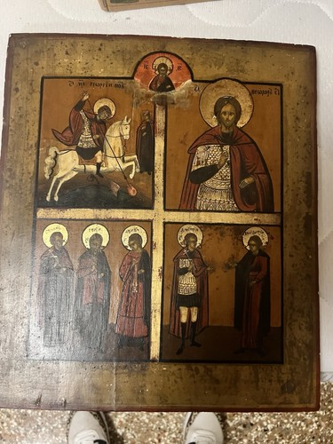 Icona russa antica - antica,