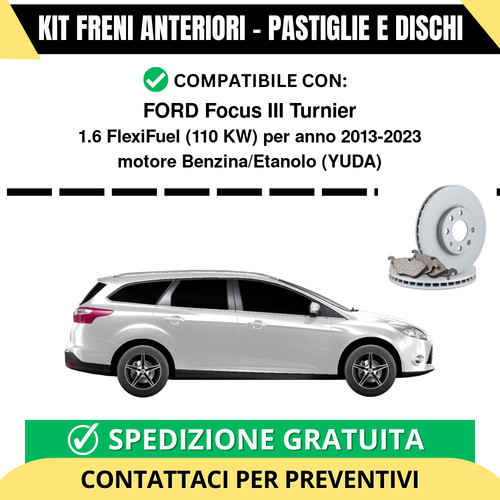 Kit freni anteriori pastiglie - kit,