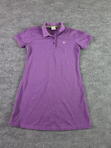 Abito polo donna viola lacoste - polo,