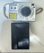 Sony Cyber Shot DSC-W120 7,2 MP 4x fotocamera digitale compatta argento F/S dal Giappone