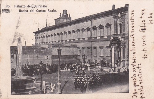 Roma palazzo del - roma, quirinale