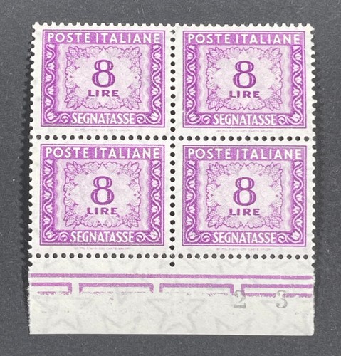 Italia 1956 segnatasse lire - 8,