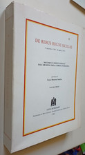 786° DE REBUS REGNI SICILIAE VOL I 1982 CITTA' DI SALERNO CVPT