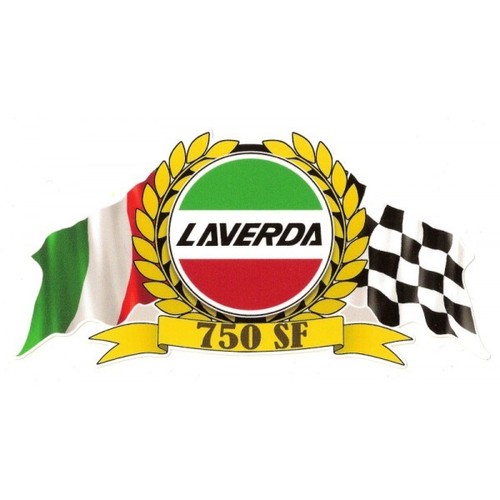 Laverda 750 flags sticker - 750, sf