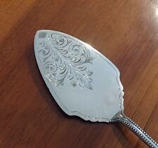 Paletta Per Dolci Victorian Silver Plate Cake Sever Palette Bead