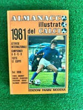 ALMANACCO ILLUSTRATO DEL CALCIO ITALIANO 1981 OTTIME CONDIZIONI PANINI