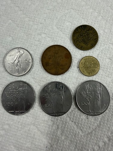 Lotto monete mondiali vintage