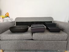 9 vasi per bonsai in resina (da 23 cm a 43 cm), nuovissimi