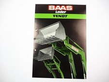 Brochure Baas caricatore taglia 2 3 3S LG80 VG131.1 133W caricatore frontale per Fendt Farmer 102 
