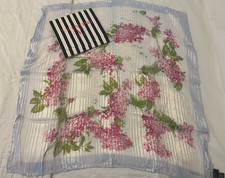 SCIARPA VINTAGE VALENTINO SETA FLOREALE ITALIA 31 X 33 CONFEZIONE ORIGINALE