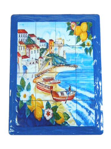 Magnete ceramica con veduta - ceramica,