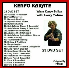 KENPO 23 DVD SET TRAINING SERIES karate when kenpo strikes american