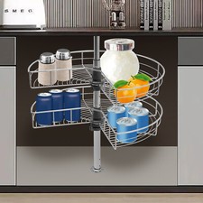 2in Kidney Chrome 2-Shelf