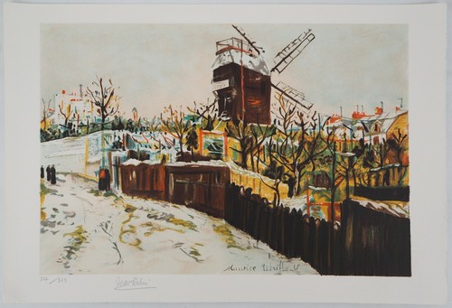 Maurice utrillo moulin de la - -,
