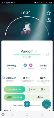 Pokemon varoom non - pokemon,