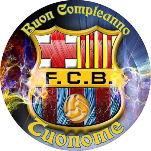 Cialda barcellona calcio - barcellona,