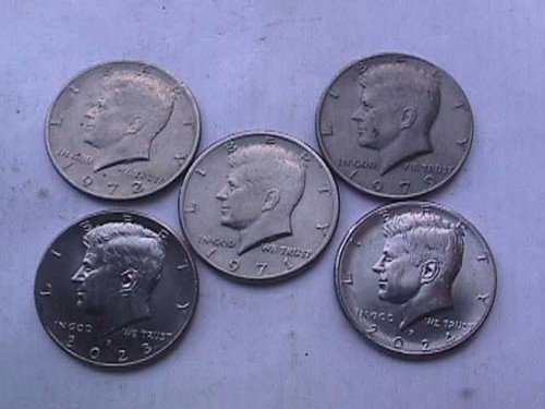 Lotto mezzi dollari kennedy - dollari,