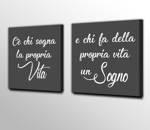 Set quadri moderni - quadri, frase