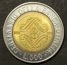 500 LIRE BIMETALLICO 1993 FDC