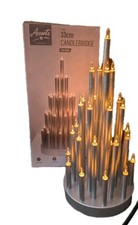 Premier Candlebridge 33 Lampadine Trasparenti Argento Celebrazioni Natale Illumina Decorazione BU10