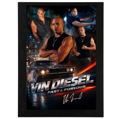 Vin diesel signed autograph - vin,