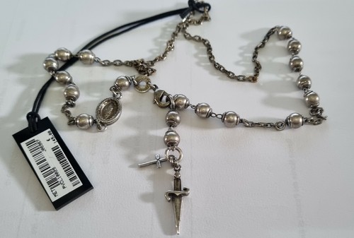Collana rosario virgen vintage - collana,