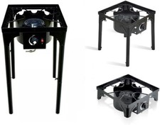 FORNELLO FORNELLONE ALTO RIALZATO DA ESTERNO A GAS GPL 40 x 40 x h. 78 cm