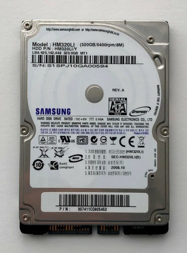 Hdd hard disk 320gb samsung - hdd,