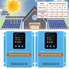 2 X 4800W 100A MPPT Solar