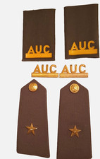 Esercito Italiano gradi tubolari S. Tenente  E.I. controspalline distintivi AUC