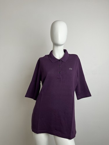 Polo lacoste prugna donna - polo,