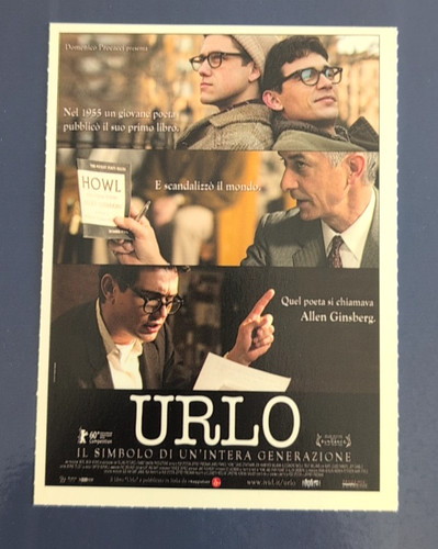 Cartolina ciak howl urlo rob - l'urlo,