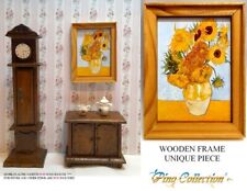 VAN GOGH SUNFLOWERS DOLLHOUSE Miniature PAINTING 1:12 Handmade UNIQUE PIECE